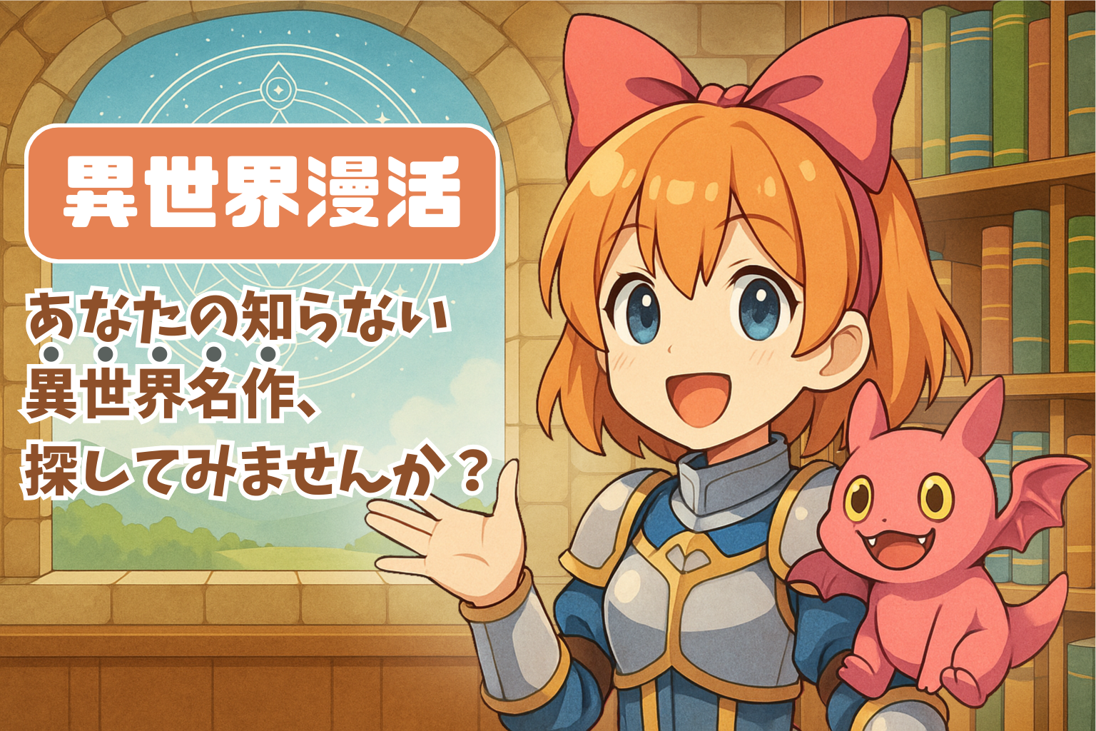 異世界漫活トップ画像。あなたの知らない異世界名作、探してみませんか？